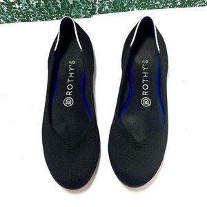 Rothy’s Black Knitter Comfort Flats Women’s Size 8 US / 38.5 EU